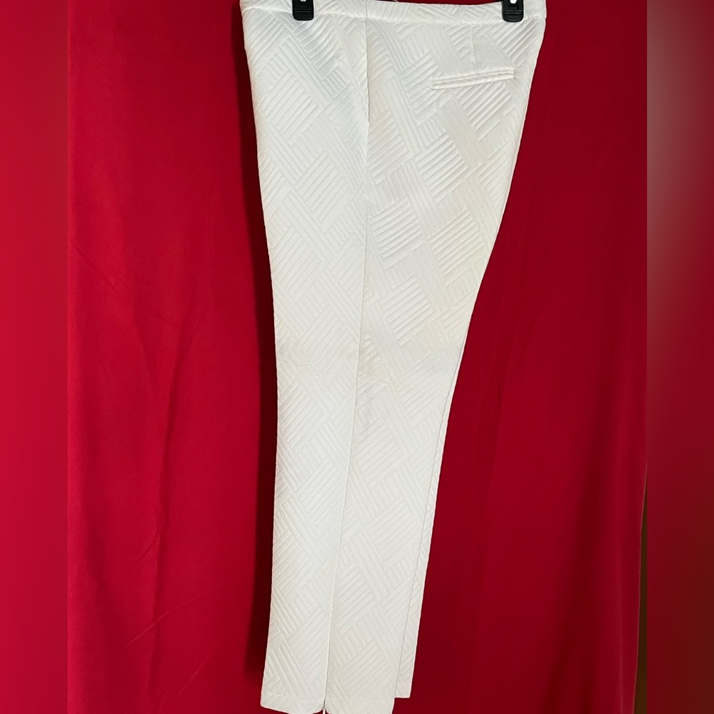 Topshop White Textured Fabric